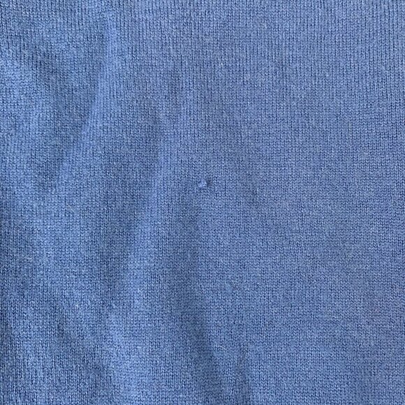 Gap Merino Wool Blue V Neck Sweater Size Large - Picture 4 of 7